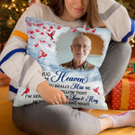 Custom Photo An Embrace From The Skies - Memorial Personalized Custom Pillow - Sympathy Gift, Christmas Gift For Family
