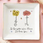 Thankful For Every Moment Together - Family Personalized Custom Jewelry Dish - Gift For Grandma, Mom, Daughter