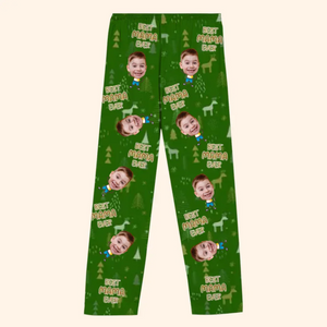 Pyjama personnalisé avec photo pour Noël : la joie se retrouve en famille ! Pyjama personnalisé pour la famille ! Cadeau de Noël pour les membres de la famille