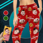 Custom Photo Christmas Keeps Us All Sticking Together - Family Personalized Custom Pajama Pants - Christmas Gift For Family Members