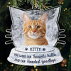 Custom Photo You Were My Favorite Hello - Memorial Personalized Custom Ornament - Acrylic Custom Shaped - Sympathy Gift, Christmas Gift For Pet Owners, Pet Lovers