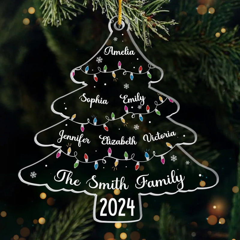 We Find The True Meaning Of Christmas - Family Personalized Custom Ornament - Acrylic Custom Shaped - Christmas Gift For Family Members