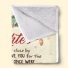 Our Love Is A Garden, Forever In Bloom - Family Personalized Custom Blanket - Christmas Gift For Grandma, Mom, Daughter
