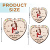 You Make My Heart Smile - Couple Personalized Custom Ornament - Wood, Acrylic Custom Shaped - Christmas Gift For Husband Wife, Anniversary