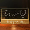 A Small Gift, A Big Friendship - Bestie Personalized Custom Acrylic Letters 3D LED Night Light - Gift For Best Friends, BFF, Sisters