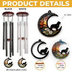 Your Paw Prints Are Forever On Our Hearts - Memorial Personalized Custom Wind Chime Suncatcher - Sympathy Gift, Christmas Gift For Pet Owners, Pet Lovers