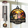 Dogs Make Everything Better - Dog Personalized Custom Wind Chime Suncatcher - Christmas Gift For Pet Owners, Pet Lovers