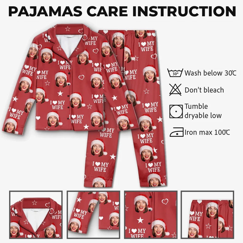 Custom Photo A Gift That Brings Joy And Warmth To Your Relationship - Couple Personalized Custom Pajamas - Christmas Gift For Husband Wife, Anniversary