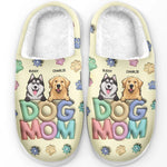 Christmas Is All About Pets - Dog & Cat Personalized Custom Fluffy Slippers - Christmas Gift For Pet Owners, Pet Lovers