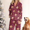 Custom Photo The Best Therapist Has Fur And Four Legs - Dog & Cat Personalized Custom Pajamas - Christmas Gift For Pet Owners, Pet Lovers