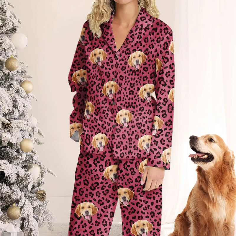Custom Photo The Best Therapist Has Fur And Four Legs - Dog & Cat Personalized Custom Pajamas - Christmas Gift For Pet Owners, Pet Lovers