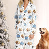 Custom Photo Best Dog Dad Ever - Dog & Cat Personalized Custom Pajamas - Christmas Gift For Pet Owners, Pet Lovers