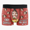 Custom Photo Comfort Is Key But So Is A Good Laugh - Funny Personalized Custom Boxer Briefs, Men's Boxers - Christmas Gift For Boyfriend, Husband, Anniversary