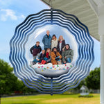 Custom Photo Winter Memories Decor - Personalized Wind Spinner