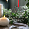 Life Was Meant For Best Friends And Good Adventures - Bestie Personalized Custom Circle Glass Ornament - Christmas Gift For Best Friends, BFF, Sisters