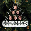 Custom Photo Here’s Wishing You The Charms Of Christmas All Year Long - Family Personalized Custom Ornament - Acrylic Custom Shaped - Christmas Gift For Grandma, Grandpa, Grandkids