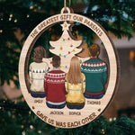 Gifts Of Time And Love Are Surely The Basic Ingredients Of Christmas - Family Personalized Custom Ornament - Wood Custom Shaped - Christmas Gift For Family Members, Siblings, Brothers, Sisters