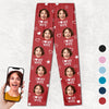 Custom Photo Every Day, I Love You More - Couple Personalized Custom Pajama Pants - Christmas Gift For Husband Wife, Anniversary