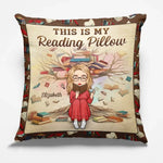 Reading Is Dreaming With Open Eyes - Personalized Custom Pillow - Gift For Book Lovers