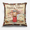 Reading Is Dreaming With Open Eyes - Personalized Custom Pillow - Gift For Book Lovers