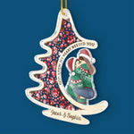 Custom Name Christmas Couple Gifts - Personalized Ornament