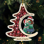 Custom Name Christmas Couple Gifts - Personalized Ornament