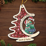 Custom Name Christmas Couple Gifts - Personalized Ornament