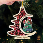 Custom Name Christmas Couple Gifts - Personalized Ornament