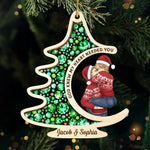 Custom Name Christmas Couple Gifts - Personalized Ornament