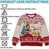 I Just Want To Drink Beer And Cuddle My Pet - Dog & Cat Personalized Custom Ugly Sweatshirt - Unisex Wool Jumper - Christmas Gift For Pet Owners, Pet Lovers