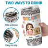 The Best Therapist Has Fur And Four Legs - Dog & Cat Personalized Custom 3D Inflated Effect Printed Tumbler - Christmas Gift For Pet Owners, Pet Lovers