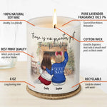 Love Can Span Any Distance Between Us - Bestie Personalized Custom Smokeless Scented Candle - Christmas Gift For Best Friends, BFF, Sisters