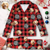 Pyjama personnalisé avec photo : amour inconditionnel de vos amis à quatre pattes ! Pyjama personnalisé pour chien et chat ! Cadeau de Noël pour propriétaires et amoureux des animaux.