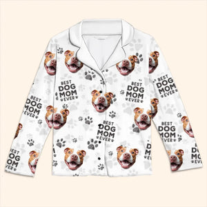 Pyjama personnalisé avec photo « Je t'aimerai toujours » - Cadeau de Noël pour les propriétaires et les amoureux des animaux