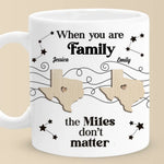 Custom Name Family State Map Gifts - Personalized Mugs