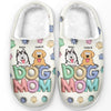 Les animaux rendent la vie plus belle ! Chaussons moelleux personnalisés pour chiens et chats ! Cadeau de Noël pour propriétaires et amoureux des animaux.