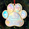 Missing You More During The Holidays - Memorial Personalized Custom Hologram Ornament - Sympathy Gift, Christmas Gift For Pet Owners, Pet Lovers