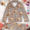 Pyjama personnalisé avec photo « Mon animal est mon bonheur » - Pyjama personnalisé pour chien et chat - Cadeau de Noël pour les propriétaires et les amoureux des animaux