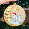 Your First Christmas Is Our Most Precious Gift - Family Personalized Custom Ornament - Wood Custom Shaped - Christmas Gift For Baby Kids, Newborn Baby, First Christmas