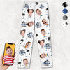 Photo personnalisée Chaque famille a besoin d'un peu de réconfort et d'amour - Pantalon de pyjama personnalisé pour la famille - Cadeau de Noël pour papa, grand-père