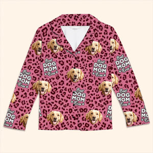 Pyjama personnalisé avec photo « Mon animal est mon bonheur » - Pyjama personnalisé pour chien et chat - Cadeau de Noël pour les propriétaires et les amoureux des animaux