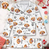 Photo personnalisée « Mon meilleur ami a quatre pattes » - Pyjama personnalisé pour chien et chat - Cadeau de Noël pour propriétaires et amoureux des animaux