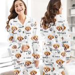 Custom Photo My Best Friend Has Four Paws - Dog & Cat Personalized Custom Pajamas - Christmas Gift For Pet Owners, Pet Lovers