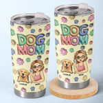 As A Pet Mom, My Life Is So Much Richer - Dog & Cat Personalized Custom 3D Inflated Effect Printed Tumbler - Gift For Pet Owners, Pet Lovers