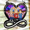 Friendship Is The Sweetest Gift Of All - Bestie Personalized Window Hanging Suncatcher Ornament - Gift For Best Friends, BFF, Sisters