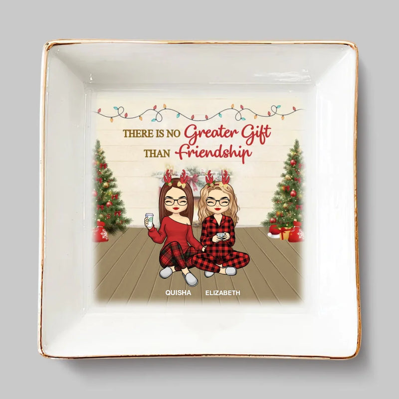 Good Times Are Made Better With Besties By Your Side - Bestie Personalized Custom Jewelry Dish - Christmas Gift For Best Friends, BFF, Sisters