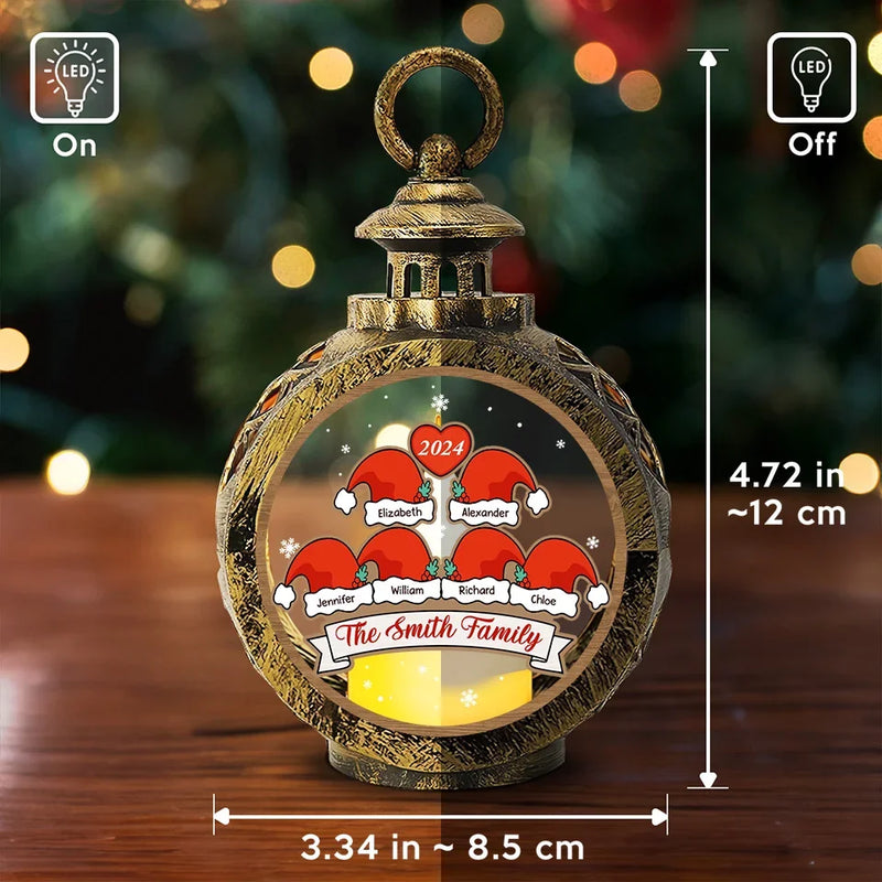 The Best Part Of Christmas - Family Personalized Custom Candlelight Lantern Ornament - Christmas Gift For Family Members