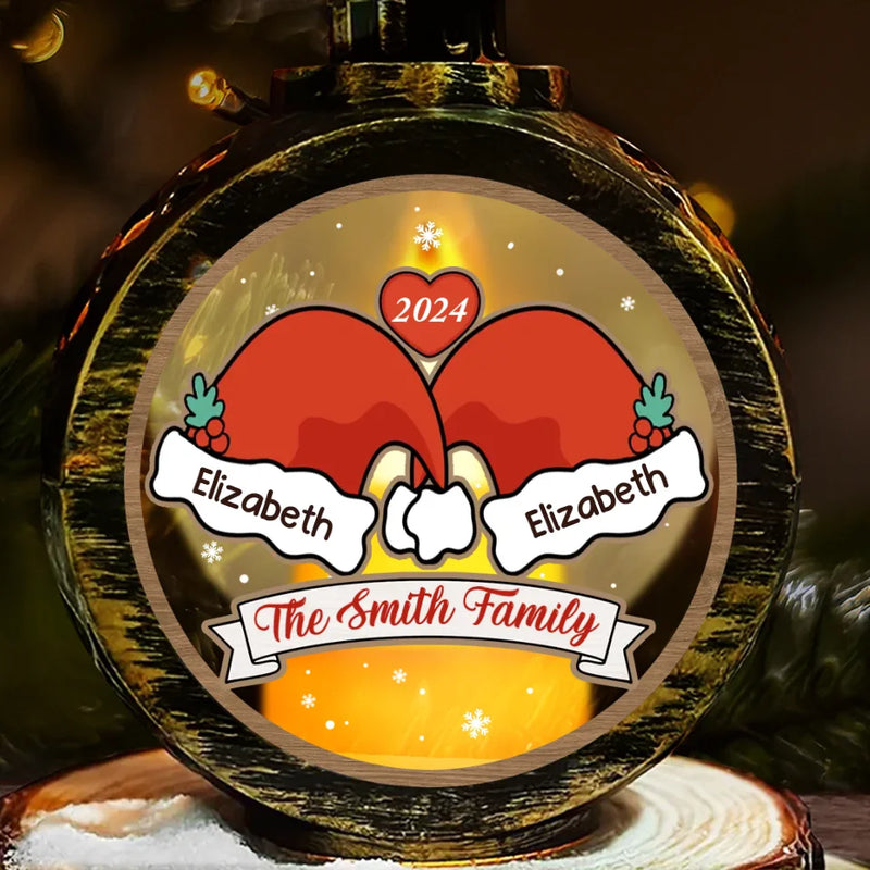 The Best Part Of Christmas - Family Personalized Custom Candlelight Lantern Ornament - Christmas Gift For Family Members