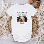 Custom Photo Memories Are Made With Furry Friends And Little Giggles - Dog & Cat Personalized Custom Baby Onesie - Baby Shower Gift, Gift For Pet Owners, Pet Lovers