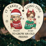 Custom Name Christmas Best Friend Gifts for Women - Personalized Ornament